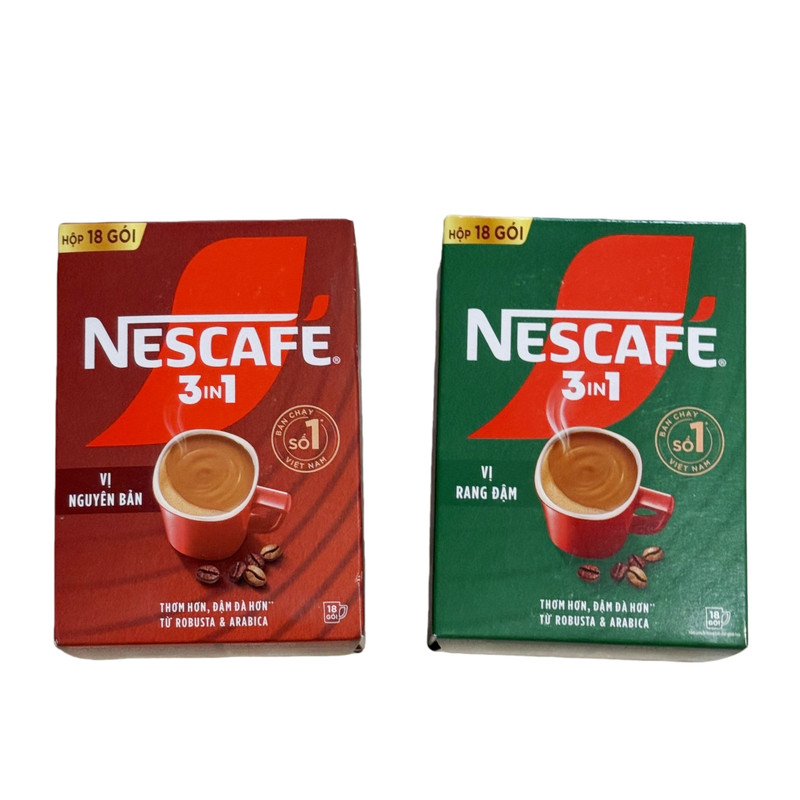 越南原装正品NESCAFE雀巢特浓速溶咖啡数3合1原味浓郁醇香礼盒装