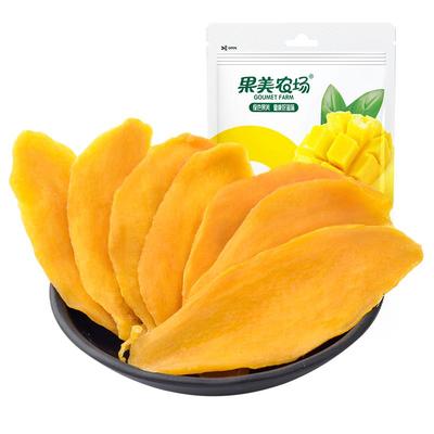 盐津铺子厚切芒果干大片精选越南