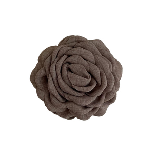 法式复古玫瑰花抓夹新款高级感后脑勺盘发鲨鱼夹半扎发氛围感发饰