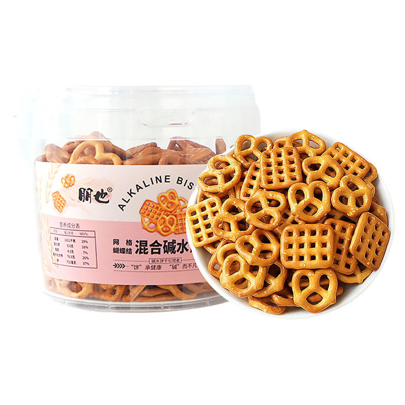 蛋糕装饰焦糖碱水巧客放饼干混合