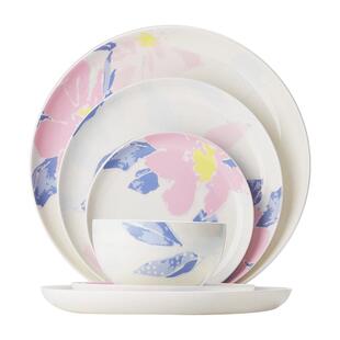 华光国瓷 碗碟套装骨瓷餐具套装家用 高温釉中彩欧式礼盒装芙洛拉