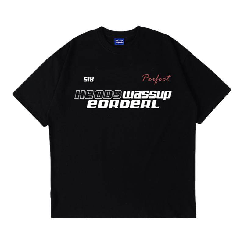 美式潮牌短袖男WASSUPHEODS