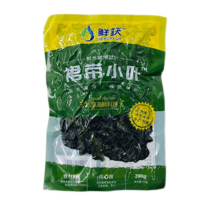 鲜获裙带小叶脱水嫩海带芽火锅煲海带