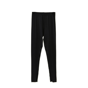 春款莫代尔弹力打底裤女大码秋裤九分裤夏季薄款高腰百搭纯色长裤