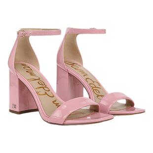 SAM EDELMAN山姆爱德曼春季粗高跟一字带凉鞋粉红DANIELLA