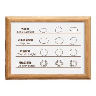 改变自己从现在开始执行力相框摆台励志系书桌房间办公桌装饰摆件