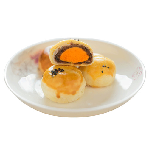 品蔗海鸭蛋雪媚娘蛋黄酥一箱10枚红豆特产糕点零食点心早餐蛋黄酥