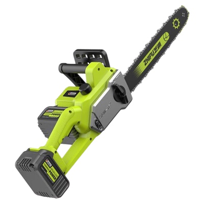 电锯家用锯树小型手持大功率锂电池大容量充电式链条锯伐木据神器