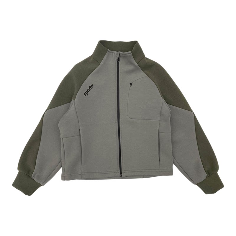 edo一度童装秋冬撞色棒球服外套