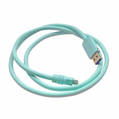 畅圣USB公头外壳彩色6MM线孔