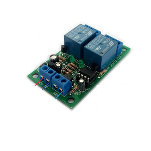 2路继电器切换模块 12V单键双输出切换模块 2路互锁模块 JK01X2