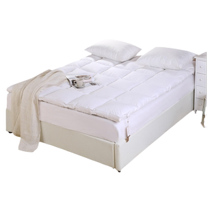 仙娥羽绒家纺羽毛床垫软垫床褥子垫被白鹅毛加厚双人单人学生宿舍