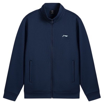 李宁正品男子加绒保暖立领卫衣