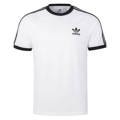 滔搏adidas阿迪三叶草男子三条纹百搭针织短袖运动T恤KB2460
