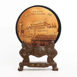 特色水晶浮雕东方明珠摆件 上海特色礼品旅游纪念品 外事商务礼品