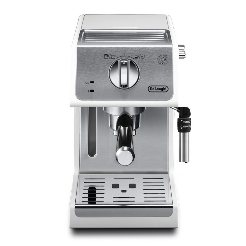 Delonghi德龙ECP35.31半自动泵压式咖啡机 家用意式咖啡打奶沫