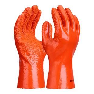 星宇PVC橡胶手套工业劳保干活工作耐油耐磨防腐蚀防滑耐酸碱手套