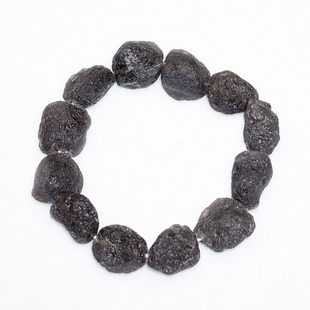 天然天狼星陨石手串亚利桑那玻陨吊坠原石爱心手牌情侣礼物龙石岛