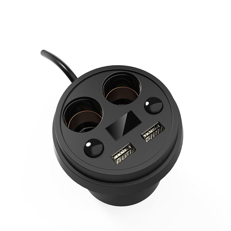 能量杯架12v/24v双usb监测充电器