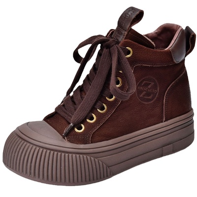 舒适马丁靴短靴四起哥保暖真皮潮