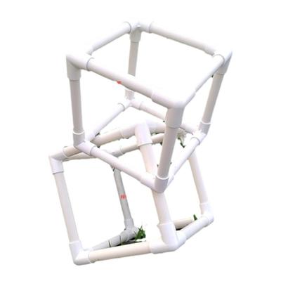 pvc管幼儿园架子塑料管拼接美术区衣架摆台DIY表演架自然角水管架