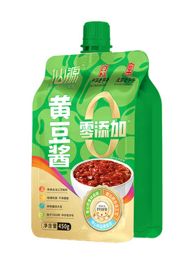 仙源黄豆酱450g*3袋正宗炸大酱蘸菜拌饭豆瓣酱下饭拌饭酱零添加