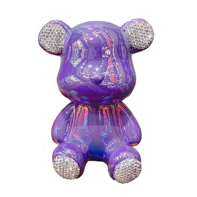 镶钻电镀暴力熊汽车内饰车摆件