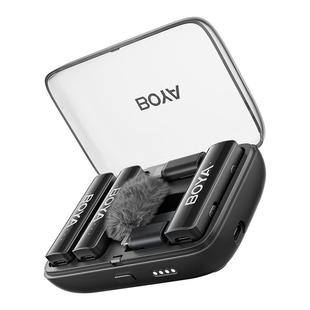 BOYA博雅BOYALINK2领夹式无线麦克风 手机相机直播专业录音收音麦