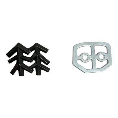 金属标钢标自钉可龙树标热转印烫标