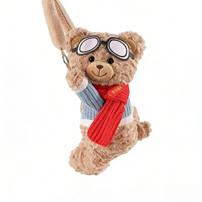 2026新款创意车载小熊纸巾盒可爱