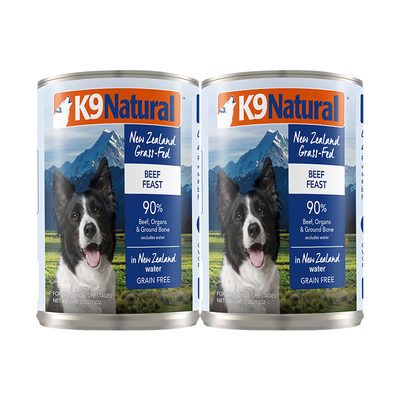 K9Natural新西兰牛肉味狗主食罐