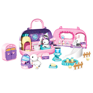 女孩宠物玩具女生手工diy儿童3到6岁2宝宝公主过家家玩偶生日礼物