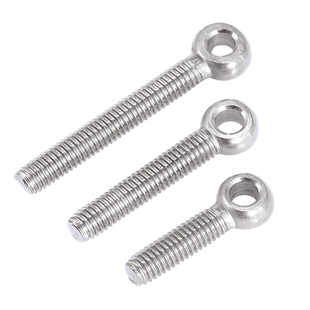 304不锈钢活节螺丝加长活接螺钉活结螺杆吊环鱼眼带孔螺栓M5M6M8