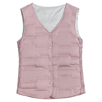 雅鹿羽绒马甲女石墨烯加厚保暖