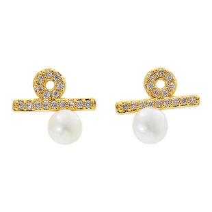 2025新款百分比珍珠耳钉春夏小众设计养耳洞耳饰2025新款爆款耳环