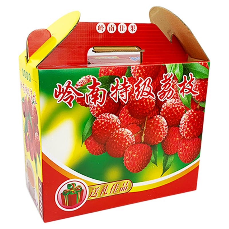工厂价-加厚5-10斤装荔枝包装盒