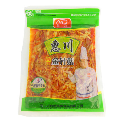 惠川袋装红油酱菜180g香辣金针菇