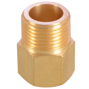 液化气减压阀转4分外丝铜接头钢瓶煤气罐转接口天燃气管道铜配件