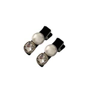 高级感珍珠发夹女2025新款高端刘海侧边小号抓夹前额边夹发卡头饰