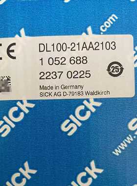 议价DL100-21AA2103西克sick激光距离传感器 货号1052688全新原装