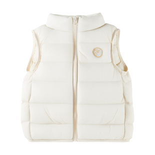 儿童羽绒马甲2025秋冬新款男童女童轻薄保暖背心宝宝羽绒内胆外套