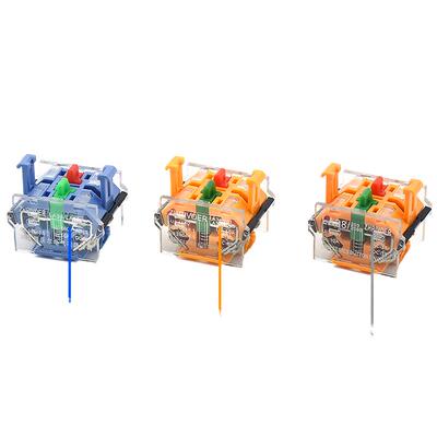 1个瑞沃尔ZHRIVOER LA38-11BN按钮开关触点底座1开1闭 2常开/闭