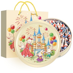 大白兔奶糖混合口味礼盒300g零食送礼伴手礼年货万圣节儿童糖果