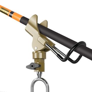 全金属钓鱼竿支架地插多功能手竿海竿两用鱼杆万向炮台架杆架竿子