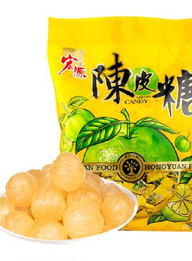 宏源广东陈皮糖开胃生津