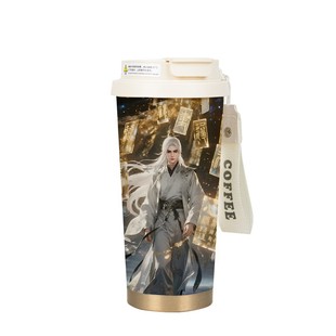 仙逆王林保温杯动漫李慕婉咖啡杯周边情侣水杯男女学生陶瓷杯子