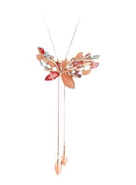 伊泰莲娜胸针瑞丽四季长短毛衣链