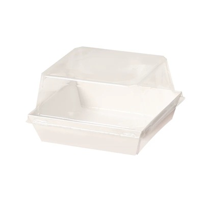 4四寸巴斯克芝士蛋糕包装盒加高烘焙慕斯千层打包盒提拉米苏盒子