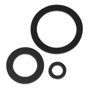 软黑色硅胶垫片密封垫硅橡胶减震防水垫圈耐高温环保螺丝平垫片圈