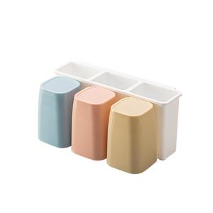 牙刷置物架壁挂式免打孔牙刷架洗